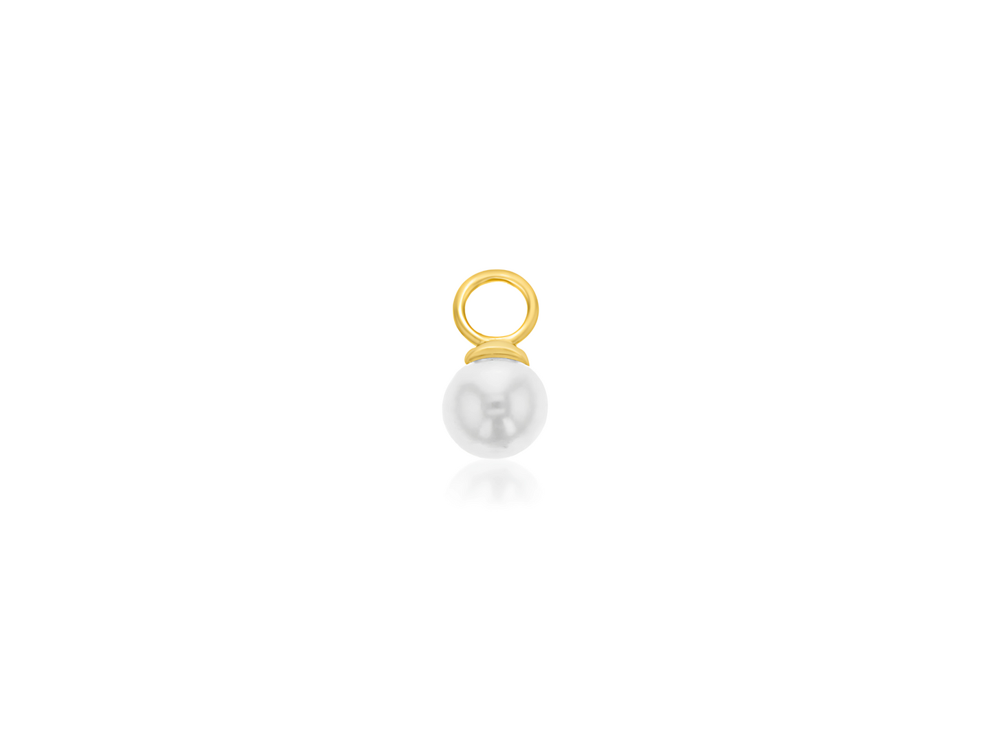9ct Yellow Gold Freshwater Pearl Mini Charm