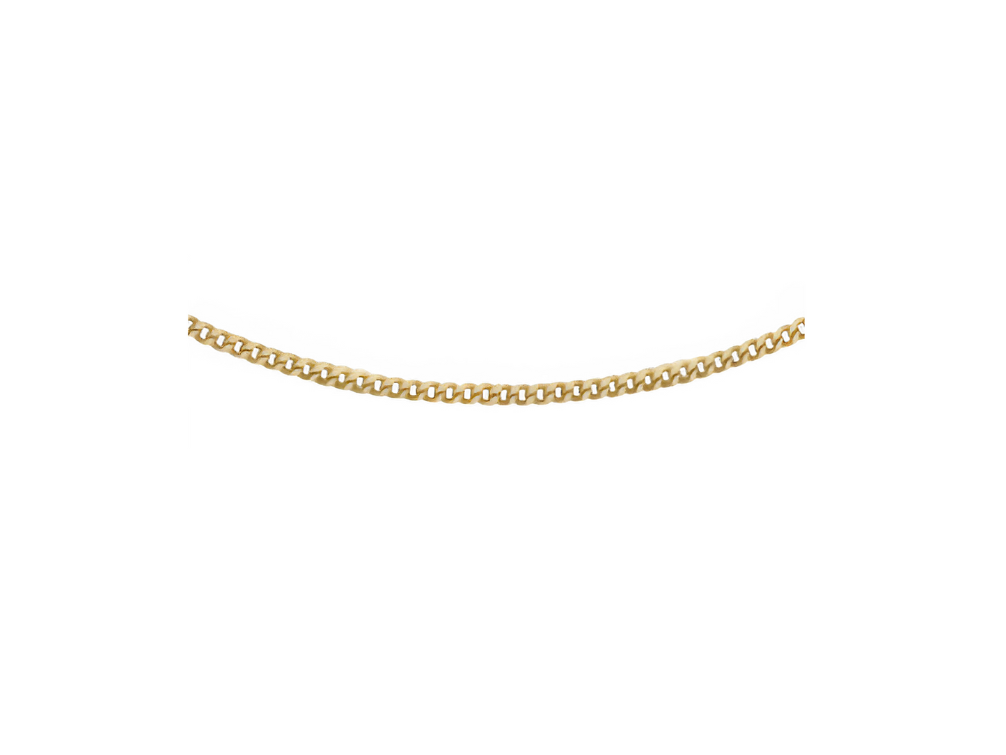 9ct Gold Fine Curb Chain (1.0mm)