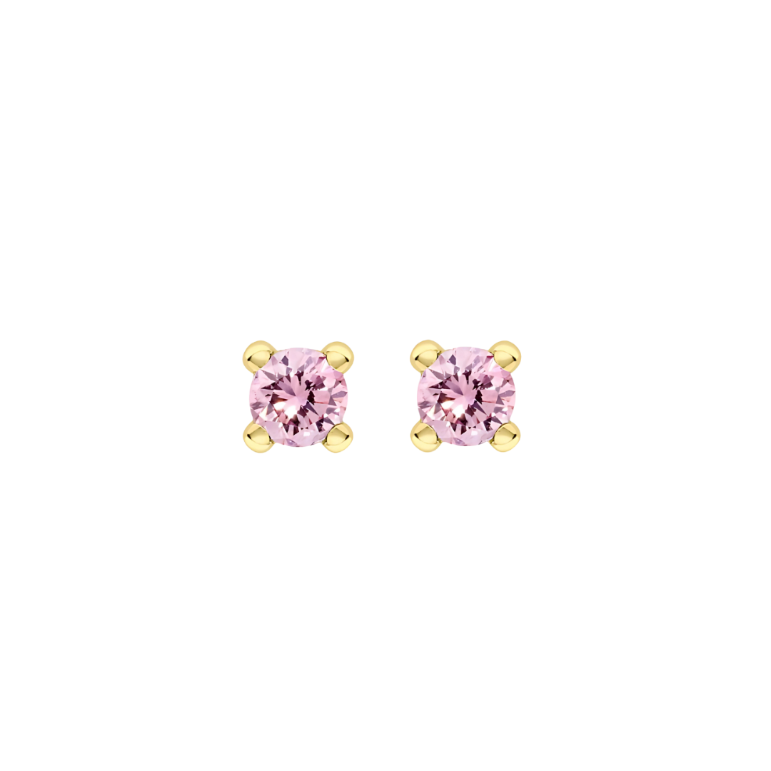 Mini CZ Birthstone Studs - RubyJade