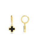 Black Onyx Clover Huggies