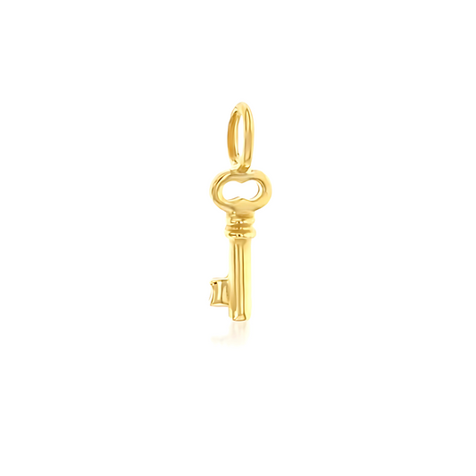 9ct Yellow Gold Mini Key Charm
