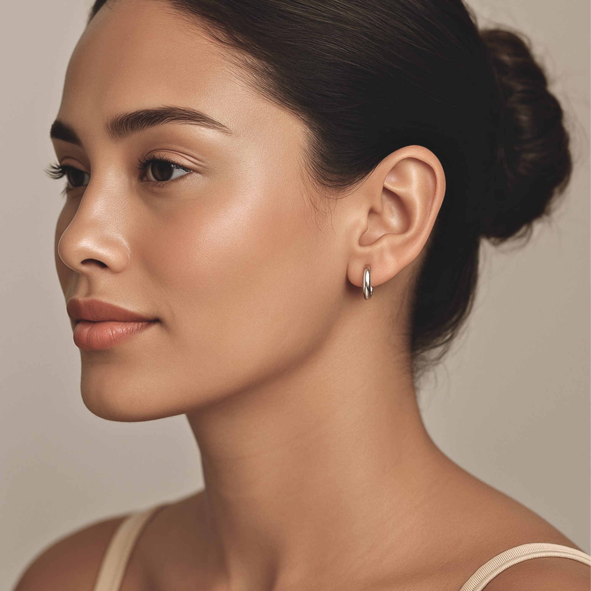 Sterling Silver 10mm Hoop Earrings