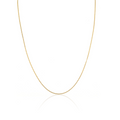 9 Carat Gold Diamond Cut Curb Chain, 41cm-46cm
