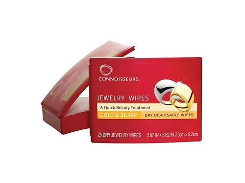 Connoisseurs Jewellery Wipes – Dry Cleaning Wipes for Gold & Silver - RubyJade 
