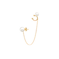Freshwater Pearl Elongated Cuff Earring - RubyJade 