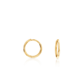 Round Huggie Earrings – 10mm