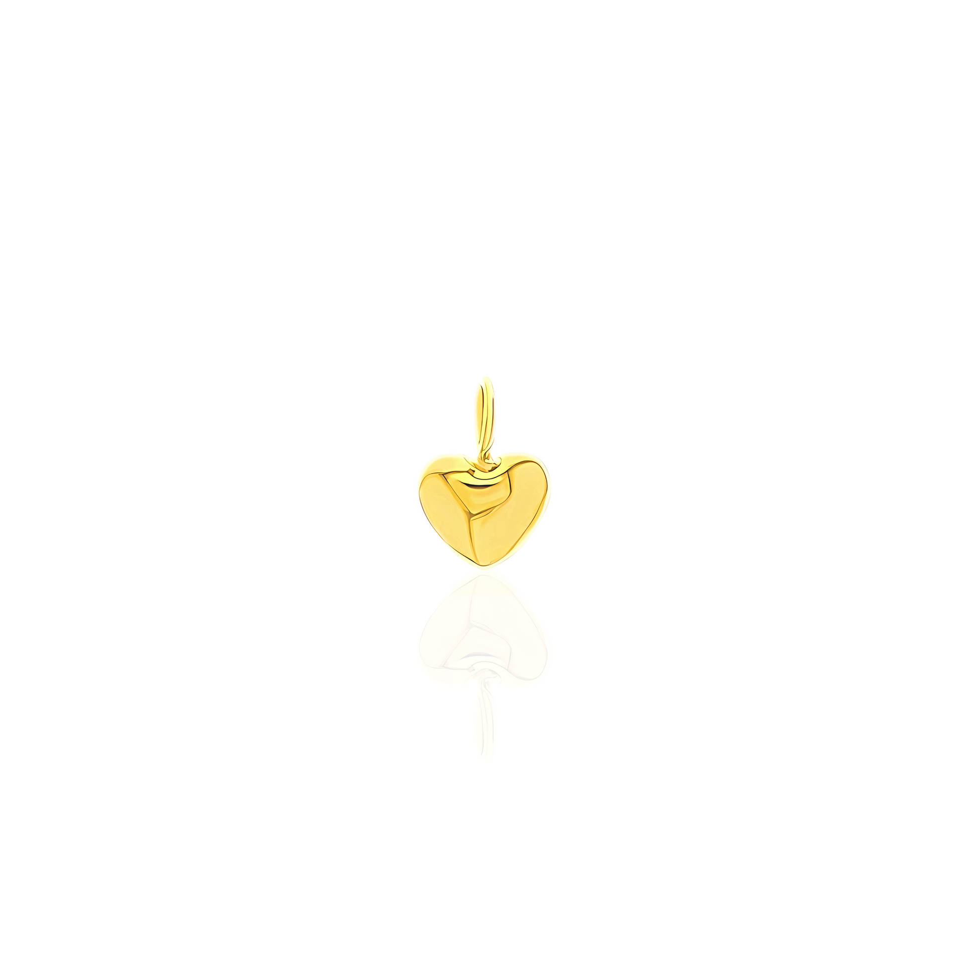 Mini Gold Heart Charm - RubyJade