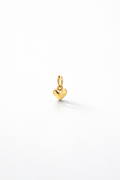 Yellow Gold | Domed heart charm 4.5mm