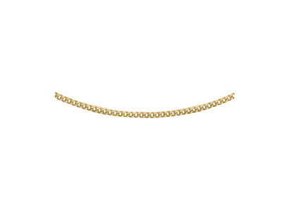 9ct Gold Fine Curb Chain (1.0mm)