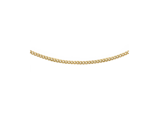 9ct Gold Fine Curb Chain (1.0mm)