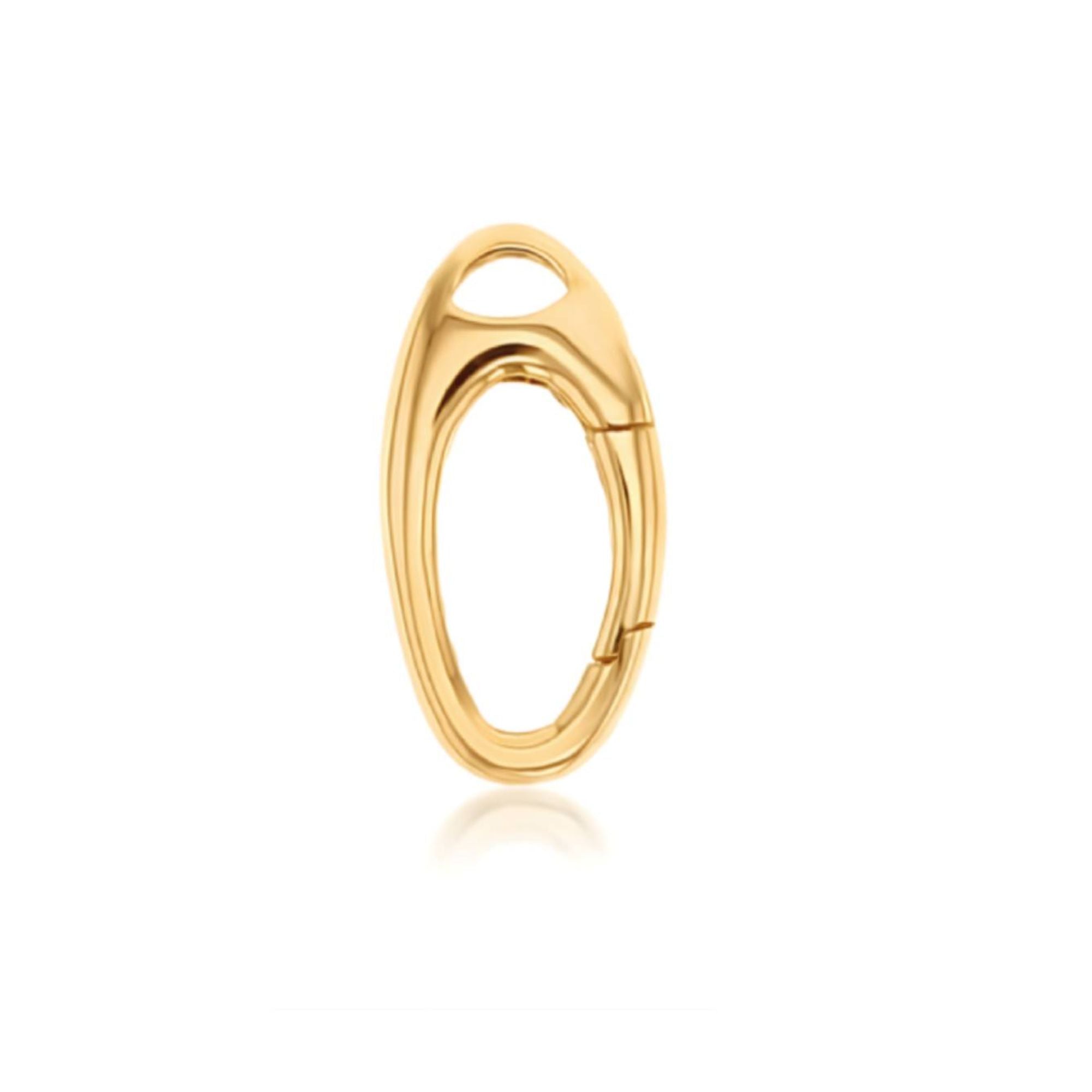 Gold Oval Connector