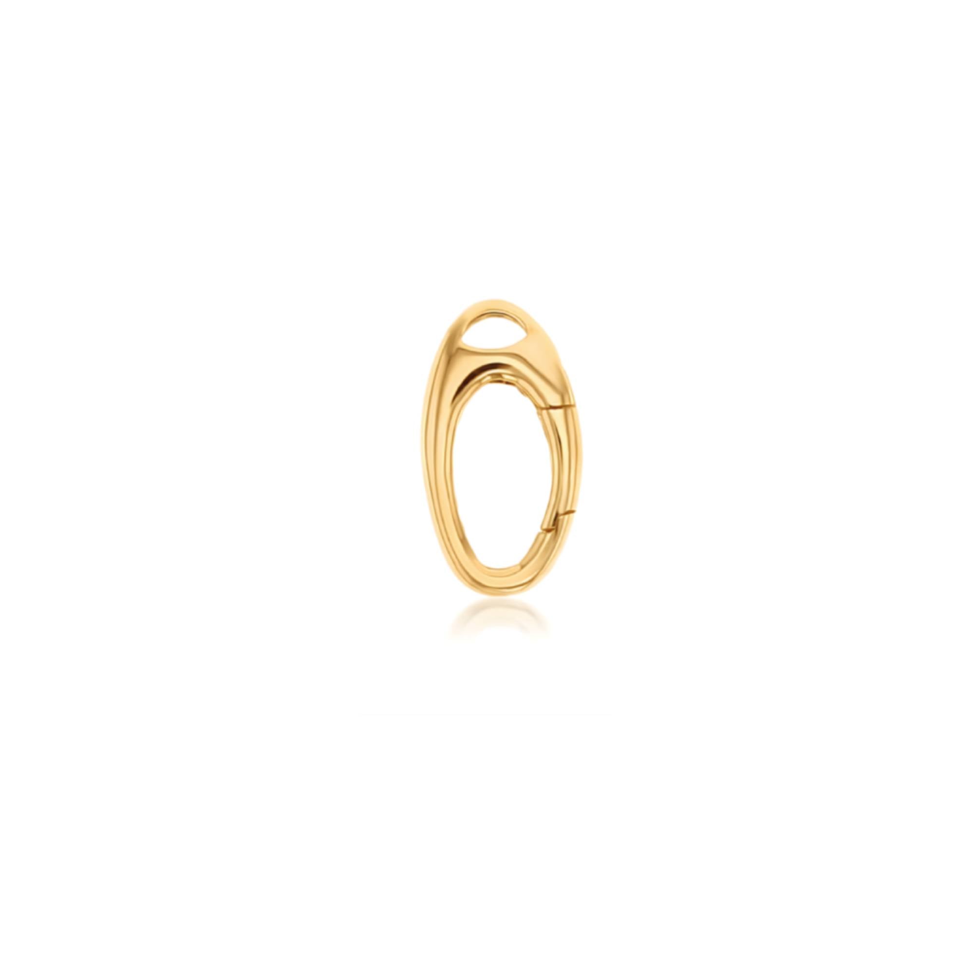 Gold Oval Connector