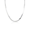 925 Sterling Silver 3.5mm Triple Herringbone Chain - RubyJade 
