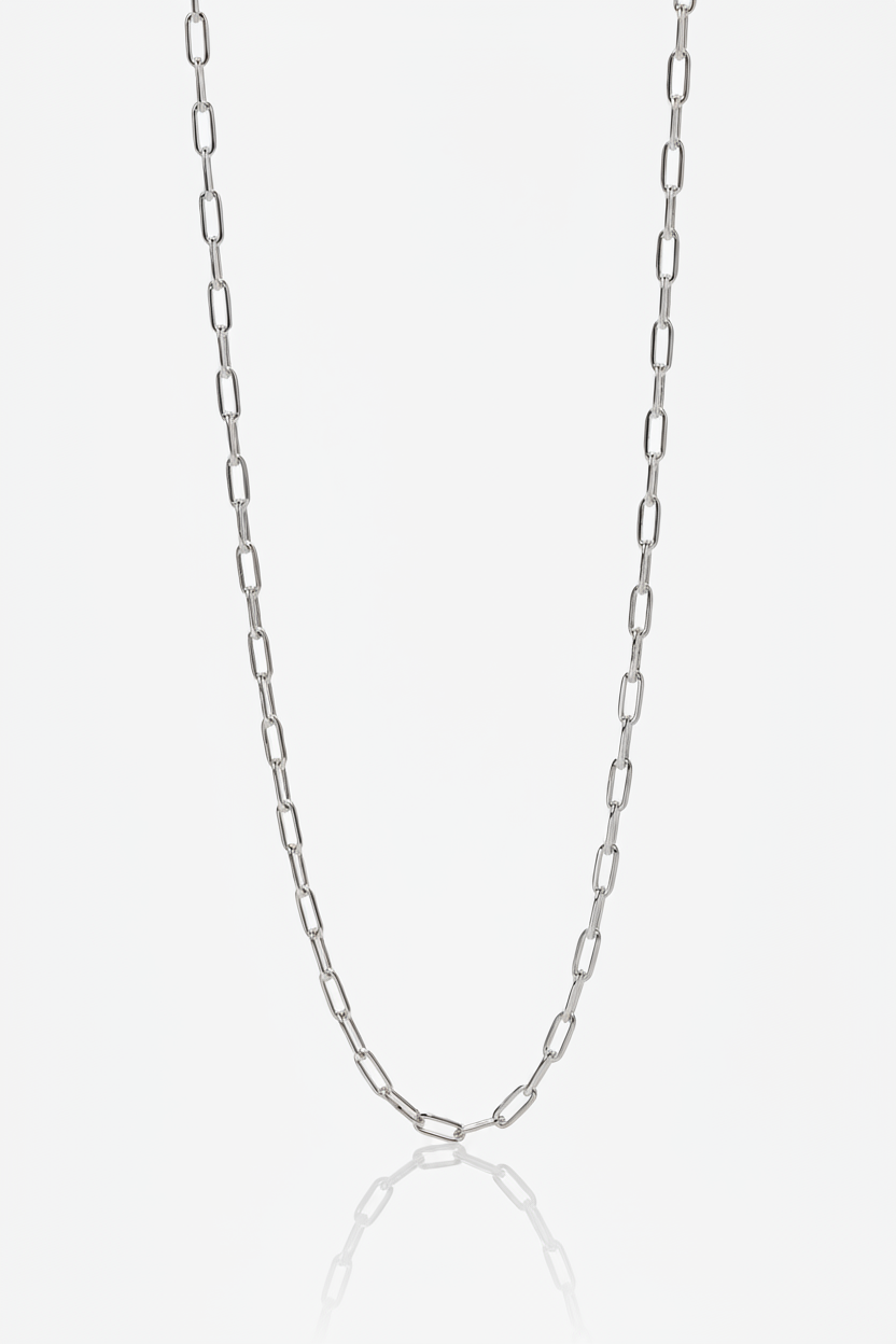 Silver Paperclip Chain