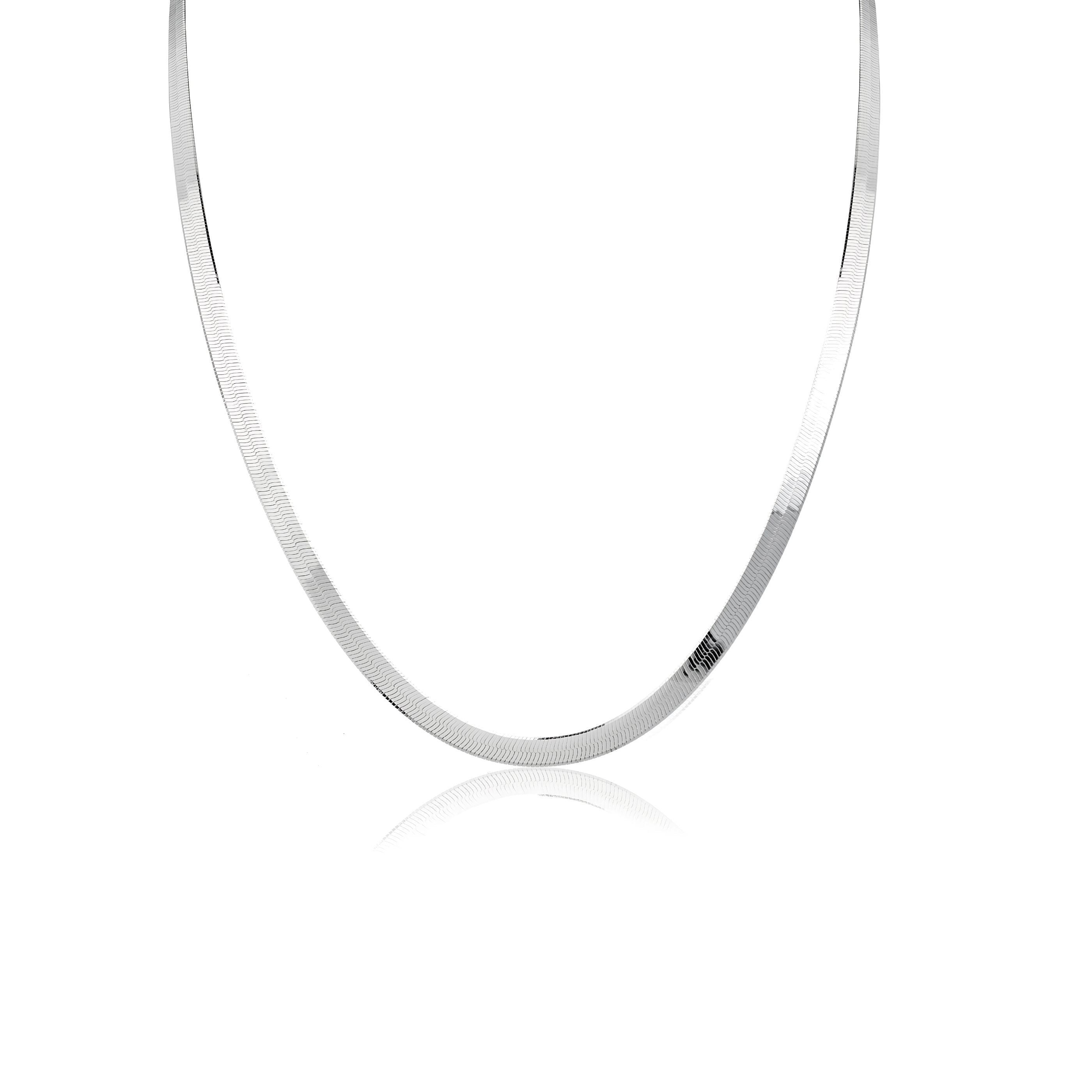 925 Sterling Silver 3.5mm Triple Herringbone Chain