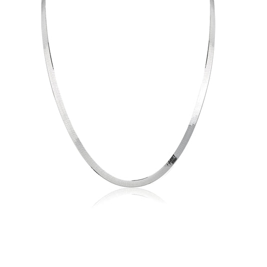 925 Sterling Silver 3.5mm Triple Herringbone Chain