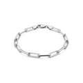 Brighter, more dimensional RUBYJADE silver paperclip bracelet