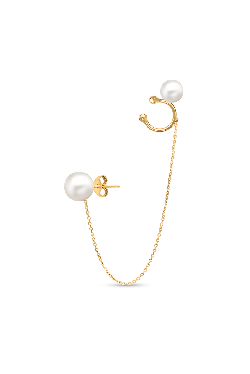 Freshwater Pearl Cuff Earring