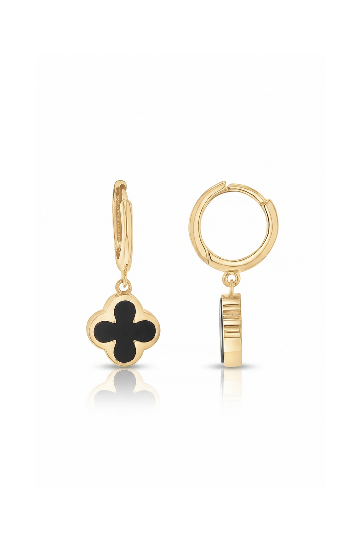 Black Onyx Clover Huggies